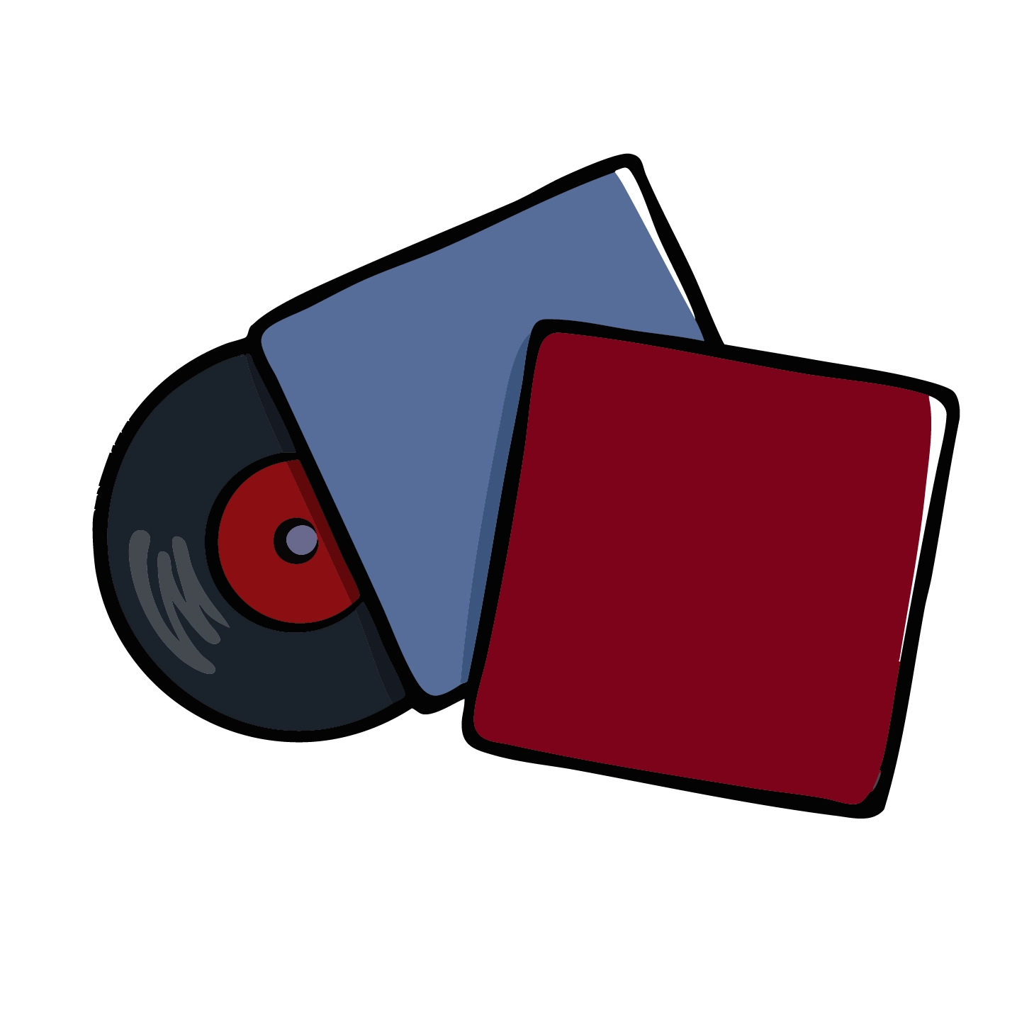 レコードコレクションのアイコン