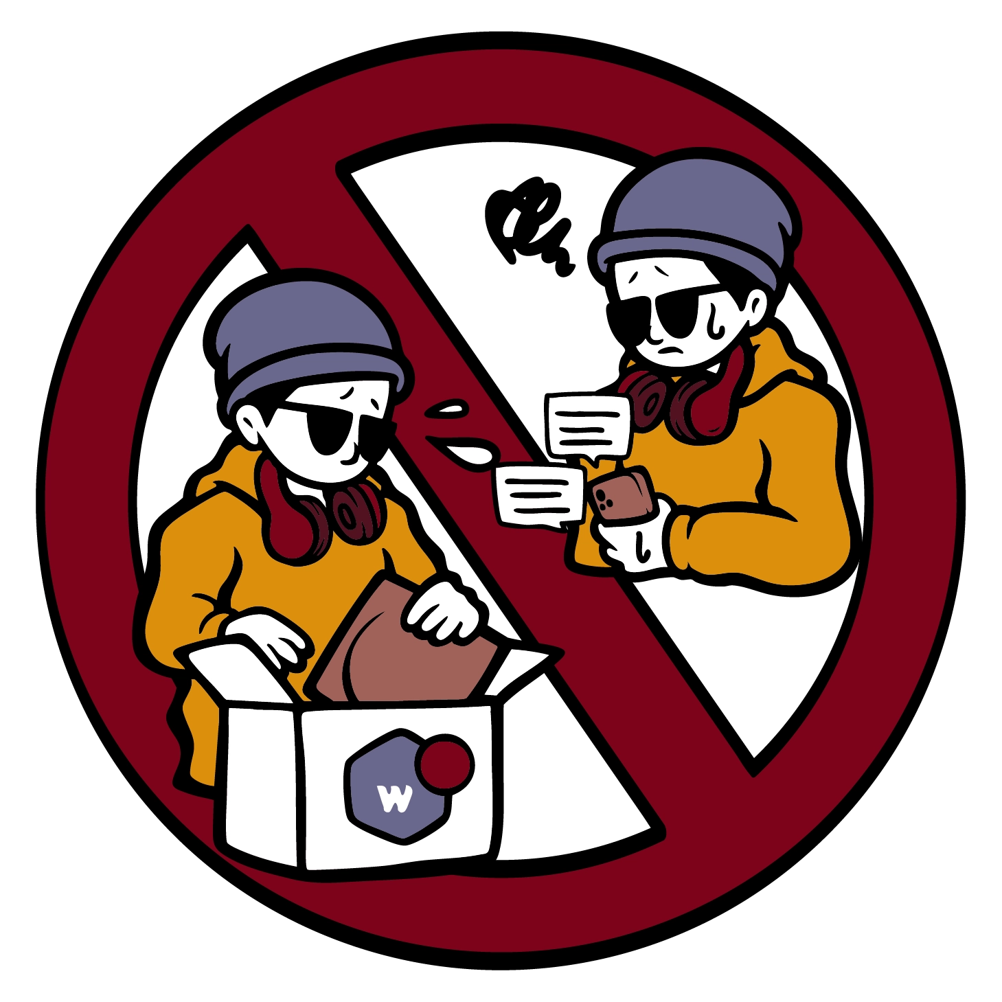 トラブルのイラスト