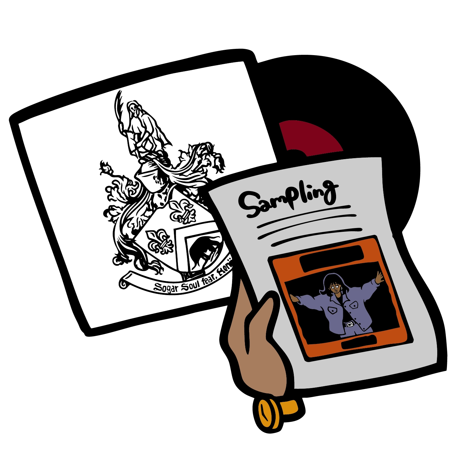 サンプリングソース特典のイラスト